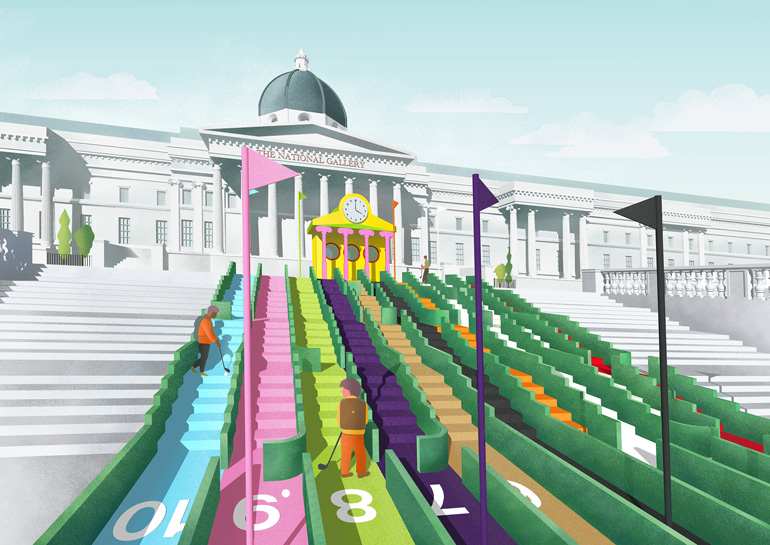 Visionary Crazy Golf by Paul Smith.