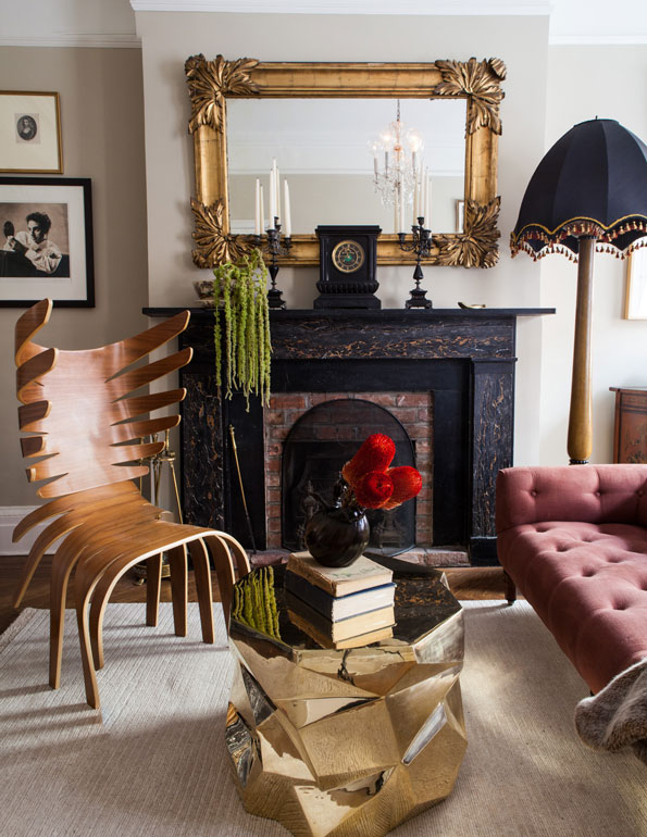 A living room designed by Caleb Anderson.